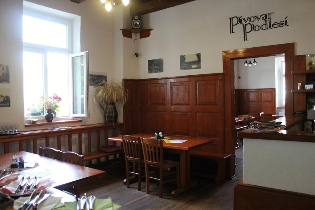 Penzion Pivovar Podlesi Příbram Eksteriør billede