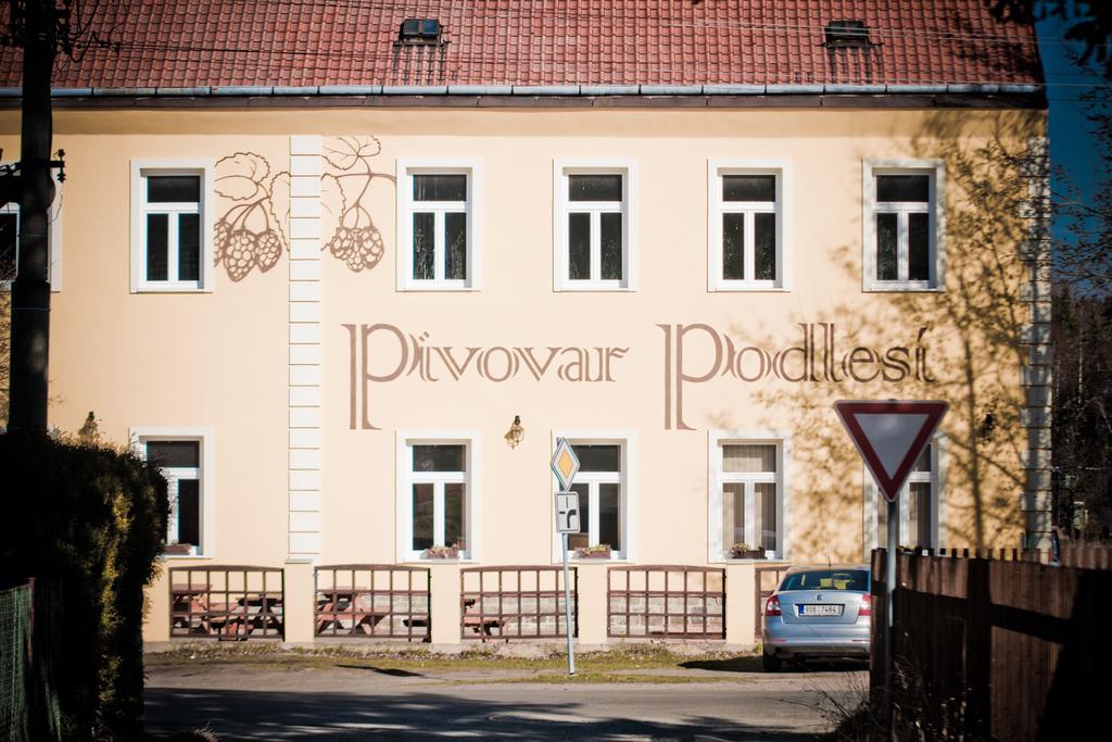 Penzion Pivovar Podlesi Příbram Eksteriør billede